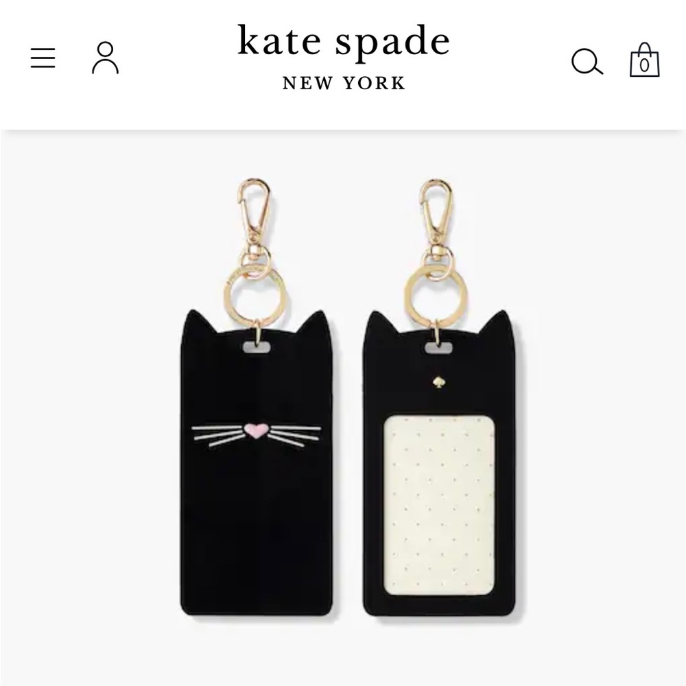 Kate Spade Cat I.d. Clip